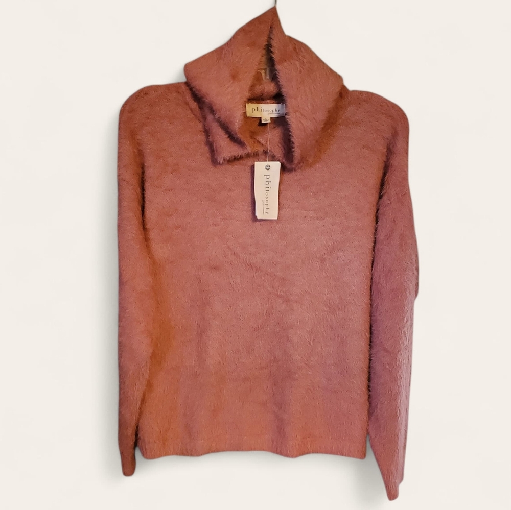 Philosophy Eyelash Knit Hoodie - Pullover Sweater - Mountain Rose